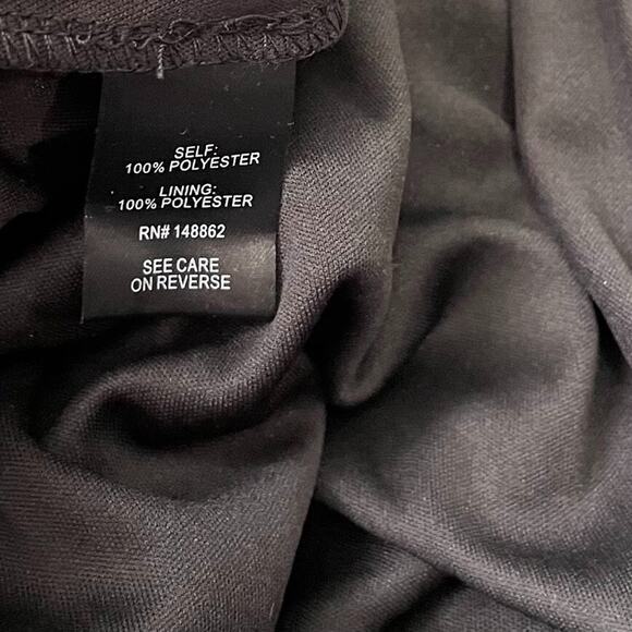 Torrid Plus Size 6 6X Black Sleeveless Crinkle Sundress Surplice Gothic Romantic - Picture 8 of 13